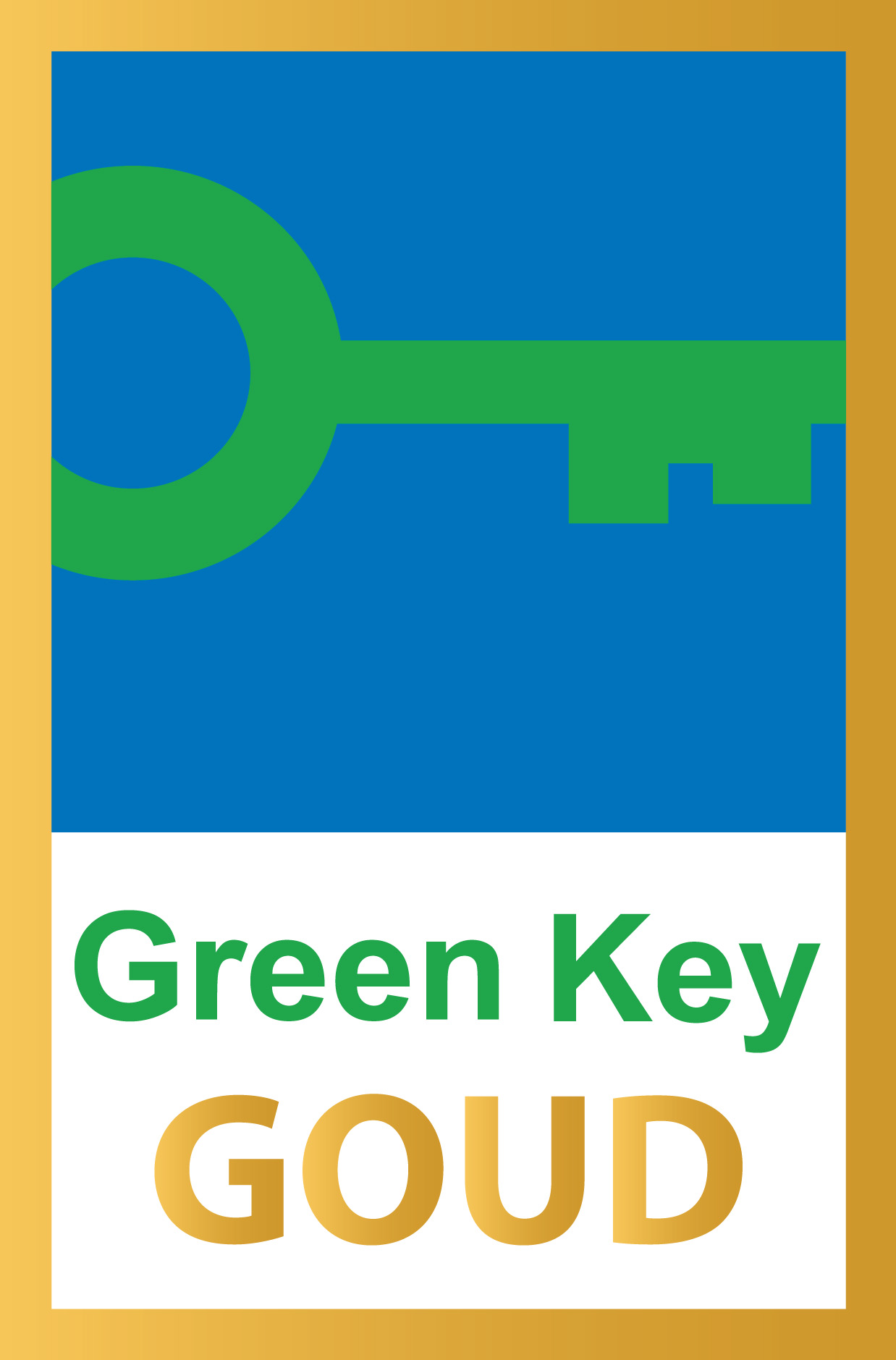 Logo Green Key Goud | Boerderij De Boerinn